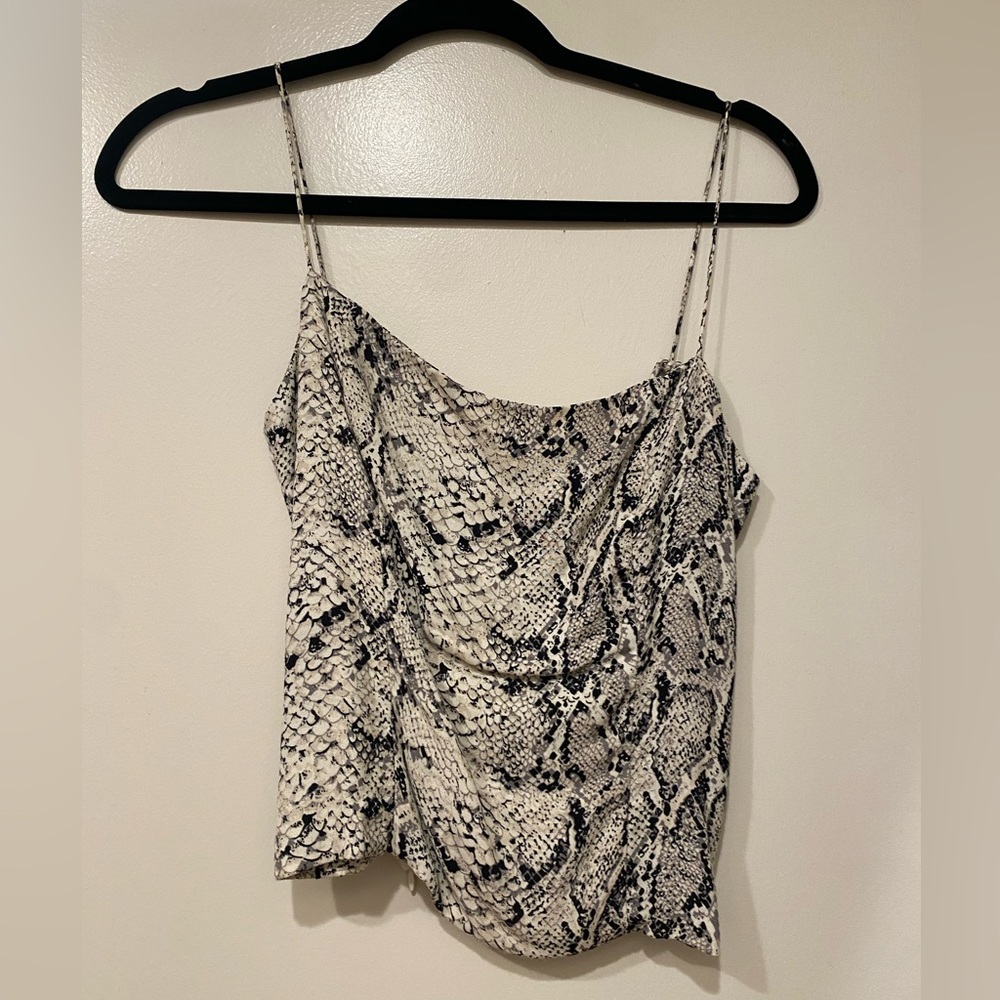 Reformation snake print top